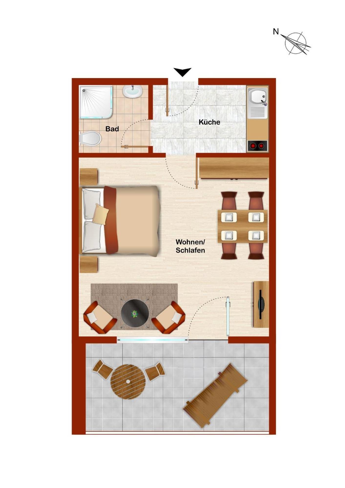 Apartment Appartementhaus Alpenrose